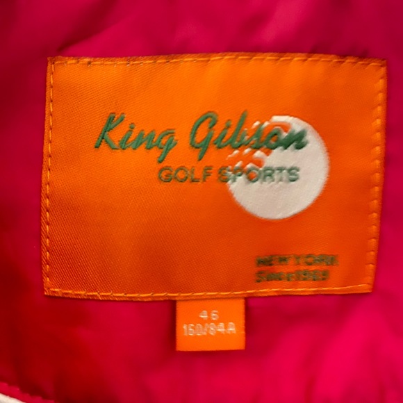 King Gibson Pink Insulated puffy coat Vest Removable sleeves Women's XS Golf - Picture 5 of 12